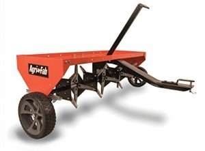 Agri-Fab 48" Plug-Type Aerator Tow-Behind Black