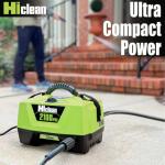Hiclean Electric Pressure Washer 2100 PSI - Portable Power Washer for Car Detailing, Patios, Fences and Outdoor Cleaning, Compact Design with Foam Cannon, Turbo and Fan Nozzles, ETL Certified