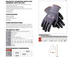 MaxiFlex 34-874 Ultimate Nitrile Grip Work Gloves, Large, 3 Pair