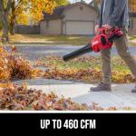 SKIL PWR CORE 40 Brushless 40V 460CFM Cordless Leaf Blower Kit with Variable Speed, Includes 2.0Ah Battery and 60W Charger - BL0460C-11