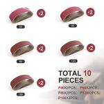 Jellas 3 × 21-Inch Belt Sander with Dust Bag, 7Amp Sander Machine with Variable-speed Control, 2 in 1 Vacuum Adapters, 10Feet (3 meters) Length Power Cord