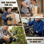 UNINOVA 13 Gauge Smooth Nitrile Coated Work Gloves, Lightweight Thin Safety Utility Gloves,Non-Slip Abrasion-Resistant for Assembly, Inspection, Warehouse, DIY & General Handling 12 Pairs Large