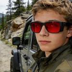 OTICALA Safety Sunglasses ANSI Z87 for Men Women Classic Square Sunglasses UV 400 Protection and Includes Removable Side Shields