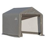 ShelterLogic 6' x 6' Outdoor Storage Shed, Grey