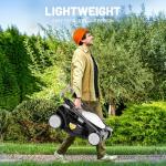 Litheli Electric Lawn Mower Cordless,Grass Cutter Machine for 1600 Sq.Ft.Lawnmower with Motor,13 in Cutting Width,8 Gallon Capacity,Cutting Height from 1 to 2.5 in（ 4.0 Battery）