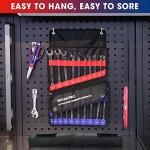 WORKPRO 20-piece Combination Wrench Set, Metric 6-18mm & SAE 1/4”- 3/4”, Cr-V Steel, 12-point Wrenches Set with 2-in-1 Rolling Pouch