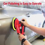 Electric Random Orbital Sander, PioneerWorks Brushless Motor, Powerful 350W & Low Vibration Palm Sander,10000 RPM Variable Speed,6-Inch Pads For Woodworking, Polishing, Sanding, Carpentry