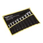 Amazon Basics Flexible Gear Ratcheting Wrench Set, 10-Piece