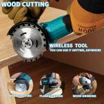 20V Cordless Angle Grinder, 4" and 4-1/2" Electric Angle Grinder Kit, 8500RPM Power Grinder Brushless Motor for Cutting/Sharpening/Removing Rust -JOVANT (2 Batteries)