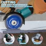 20V Cordless Angle Grinder, 4" and 4-1/2" Electric Angle Grinder Kit, 8500RPM Power Grinder Brushless Motor for Cutting/Sharpening/Removing Rust -JOVANT (2 Batteries)