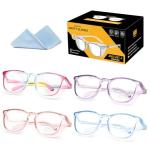 KeeiZoes Safety Glasses Anti Fog Goggles For Women, Nurses Protective Eyewear Blue Light & UV Blocking Eye Protection Glasses