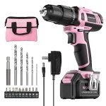 WORKPRO 20V Cordless Lithium-Ion Drill Set