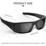 OXG 6 Pack Safety Glasses Protective Eyewear, ANSI Z87.1 Work Glasses Scratch Impact Resistant for Industrial Shooting Men Women