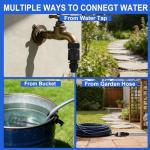 Beiguoo Cordless Pressure Washer Battery Powered, Cordless Power Washer, 1450 PSI Portable Handheld Power Washer with Brushless Motor, 6-in-1 Nozzel, 2pcs 4.0Ah Battery Pressure Washer for Car, Home