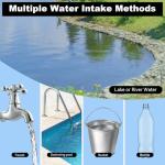 Cordless Pressure Washer Cordless Power Washer, 400W Brushless Motor, 3 Speed Modes, Max Pressure 1500PSI, 6-in-1 Swivel Nozzle, 16.4FT Hose, Cordless for Cars/Floors/Gardens Cleaning