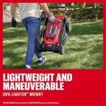 CRAFTSMAN Push Mower 15 in, 2 x 4 Ah V20 Batteries and 2 Chargers Included, Up to 45 Min of Runtime, Lightweight, Easy to Maneuver Electric Lawn Mower Cordless with Grass Bag (CMCMWP120M2)