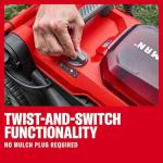 CRAFTSMAN Push Mower 15 in, 2 x 4 Ah V20 Batteries and 2 Chargers Included, Up to 45 Min of Runtime, Lightweight, Easy to Maneuver Electric Lawn Mower Cordless with Grass Bag (CMCMWP120M2)