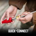 AMERISUN Electric Pressure Washer, 2800 Max PSI and 2.0 GPM, Power Washer with Onboard Soap Tank, Spray Gun and 25 FT Hose, 5 Nozzle Set (1 Turbo), for Cars/Driveways/Patios/Furniture/Deck