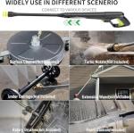 2026NEW Pressure Power Washer 4500PSI with 4 Quick Connect Nozzles, Inlet Hose & Filter, Foam Cannon for Cars/Fences/Driveways/Patios/Home Cleaning, Green