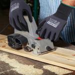 HPHST Work Gloves Micro-Foam Nitrile Coated, Breathable and Durable Nylon Working Gloves with Tiger Stripes Grip for Men Women, for Automotive Electronic Assembly (Grey, Large (Pack of 12))