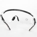 UNCO- Safety Goggles Over Glasses with Clear Wraparound Lens, Black Arms, Safety Glasses Over Eyeglasses