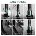 DISEN 9PCS Click Torque Wrench Set 1/4" 3/8" 1/2" Drive 20-220 In.lb, 5-45 Ft.lb, 10-170 Ft.lb with 6 Adapters, ±3% Accuracy, 72-Tooth, Dual Scale, Storage Case for Bike, Motorcycle, Car, Truck Repair