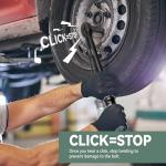 DISEN 9PCS Click Torque Wrench Set 1/4" 3/8" 1/2" Drive 20-220 In.lb, 5-45 Ft.lb, 10-170 Ft.lb with 6 Adapters, ±3% Accuracy, 72-Tooth, Dual Scale, Storage Case for Bike, Motorcycle, Car, Truck Repair