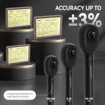 DISEN 9PCS Click Torque Wrench Set 1/4" 3/8" 1/2" Drive 20-220 In.lb, 5-45 Ft.lb, 10-170 Ft.lb with 6 Adapters, ±3% Accuracy, 72-Tooth, Dual Scale, Storage Case for Bike, Motorcycle, Car, Truck Repair