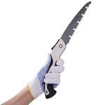 COOHORN 12Pairs Safety Work Gloves Stretchy Cotton Blends Glove for Dry Hand - Men Women Anti-slip Dots Knit Gloves Moist Breathable Gloves for Garage Warehouse Garden BBQ Construction, Large