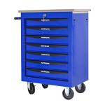 KEIKI 7 Drawers Tool Cart on Wheels,Multifunctional Rolling Tool Chest Tool Storage,Drawers Rolling Tool Trolley Organizer Tool Case for Garage, Warehouse, Workshop, Repair Shop (Blue)