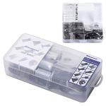 Bionso 40 PCS Oscillating Saw Blades, Premium Multitool Kit for Wood Metal Plastics, Tool Blades Fit Dewalt Worx Rockwell Wen Milwaukee Makita Ryobi Bosch Fein Porter Genesis Black