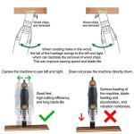 Bionso 40 PCS Oscillating Saw Blades, Premium Multitool Kit for Wood Metal Plastics, Tool Blades Fit Dewalt Worx Rockwell Wen Milwaukee Makita Ryobi Bosch Fein Porter Genesis Black