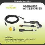 Sun Joe Electric Pressure Washer with 11-Amp Motor and 1.1 GPM, SPX1000 - Portable Water Cleaner with Adjustable Spray Wand for Car, Garden, and Patio Washing and Cleaning