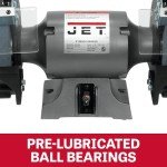 JET 8-Inch Bench Grinder, 1/2 HP, 3450 RPM