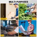 FURWEY Safety Work Gloves,16 Pairs Micro-Foam Nitrile Coated Glove for Men and Women, Touchscreen, Ideal for Warehouse Package Handling，Construction, Gardening, Medium