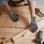 FURWEY Safety Work Gloves,16 Pairs Micro-Foam Nitrile Coated Glove for Men and Women, Touchscreen, Ideal for Warehouse Package Handling，Construction, Gardening, Medium