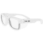 MAGID Y50 Safety Glasses for Construction | Clear Frame — 1 Pair, Clear Lens | Side Shields, ANSI Z87.1+, Anti-Fog, Scratch-Resistant, 99.9% UV Protection, Polycarbonate Lens