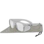 MAGID Y50 Safety Glasses for Construction | Clear Frame — 1 Pair, Clear Lens | Side Shields, ANSI Z87.1+, Anti-Fog, Scratch-Resistant, 99.9% UV Protection, Polycarbonate Lens