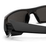 WISTON Polarized Z87 Sunglasses Wrap Around Sunglasses for Men Rectangular Safety Glasses UV400 for Sport Working 8231 Matte Black/Ice Blue Lens