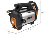 Worx 13 Amp Electric Pressure Washer Max 1870 PSI Max 1.4 GPM WG602