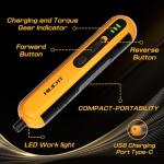 Precision Electric Screwdriver Set, 4V Cordless Mini Power Screwdriver with Push-to-Start & Button, 26 S2 Steel Bits, USB-C Rechargeable for Electronics, PC Repair & Furniture Assembly