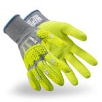 HexArmor Helix 3014IMP Low-Profile Impact Gloves – ANSI A6 Cut Protection, Slim i2™ Impact Technology, Recycled Knit Shell, Fiberglass-Free, Sandy Nitrile Grip | X-Large