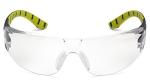 Pyramex Endeavor Plus Safety Glass Black/Lime Frame Clear Lens