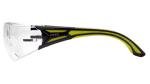Pyramex Endeavor Plus Safety Glass Black/Lime Frame Clear Lens