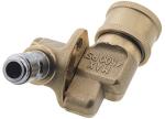 Erie Tools Pressure Washer 1/4" 120 Degree Pivoting Quick Connect Brass Coupler 4500 PSI