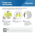 HexArmor Helix 3014IMP Low-Profile Impact Gloves – ANSI A6 Cut Protection, Slim i2™ Impact Technology, Recycled Knit Shell, Fiberglass-Free, Sandy Nitrile Grip | X-Large