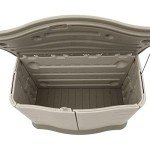 Rubbermaid Outdoor Resin Storage Box - Olive Stone