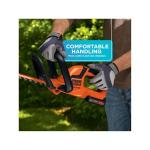 BLACK+DECKER 20V MAX Cordless Hedge Trimmer, Battery and Charger Included, 22 Inch Steel Blade Lightweight Bush Trimmer, Soft Grip, Less Vibration (LHT2220)