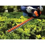 BLACK+DECKER 20V MAX Cordless Hedge Trimmer, Battery and Charger Included, 22 Inch Steel Blade Lightweight Bush Trimmer, Soft Grip, Less Vibration (LHT2220)