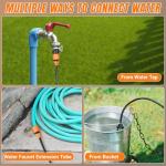 Deyisha 1750 PSI Upgraded Cordless Pressure Washer with Brushless Motor, 2 * 4.0Ah Battery, 6-in-1 Nozzle, Touch Screen, Stroage Bag, Handheld Portable Pressure Washer, Electric Pressure Washer